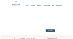 Desktop Screenshot of allencreekbaptist.com
